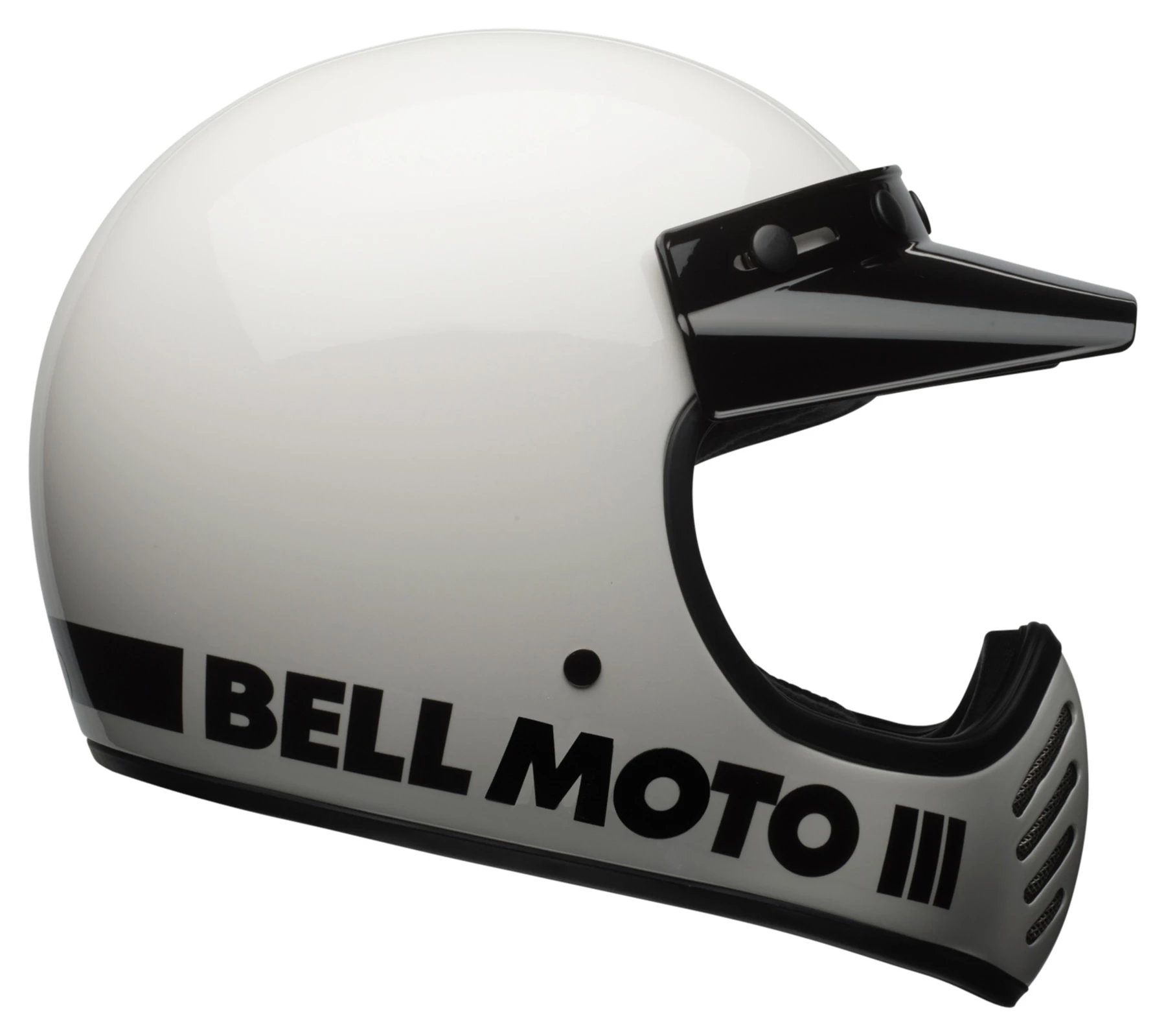 Bell Moto-3 Classic White 4 Bell Moto-3 Classic White - Image 4