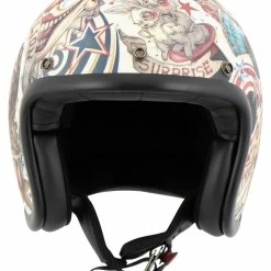 DMD Vintage Circus -Full-Face Helmets shop 11.49.6f.D2DMDVintageCircusbeigeblauschwarz215808