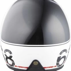Highway 1 Retro 68 II Jet Helmet -Full-Face Helmets shop 34.70.39.Highway1Retro68IISchwarzWeissBlau216059410DET0318