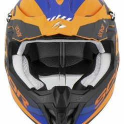 Scorpion VX-16 Air X-Turn -Full-Face Helmets shop 37.f5.93.D2ScorpionVX16AirXTurnmattorangeblau217098