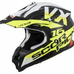 Scorpion VX-16 Air X-Turn 12 Scorpion VX-16 Air X-Turn -Full-Face Helmets shop 45.1a.7b.D6ScorpionVX16AirXTurnschwarzneonweiss217097