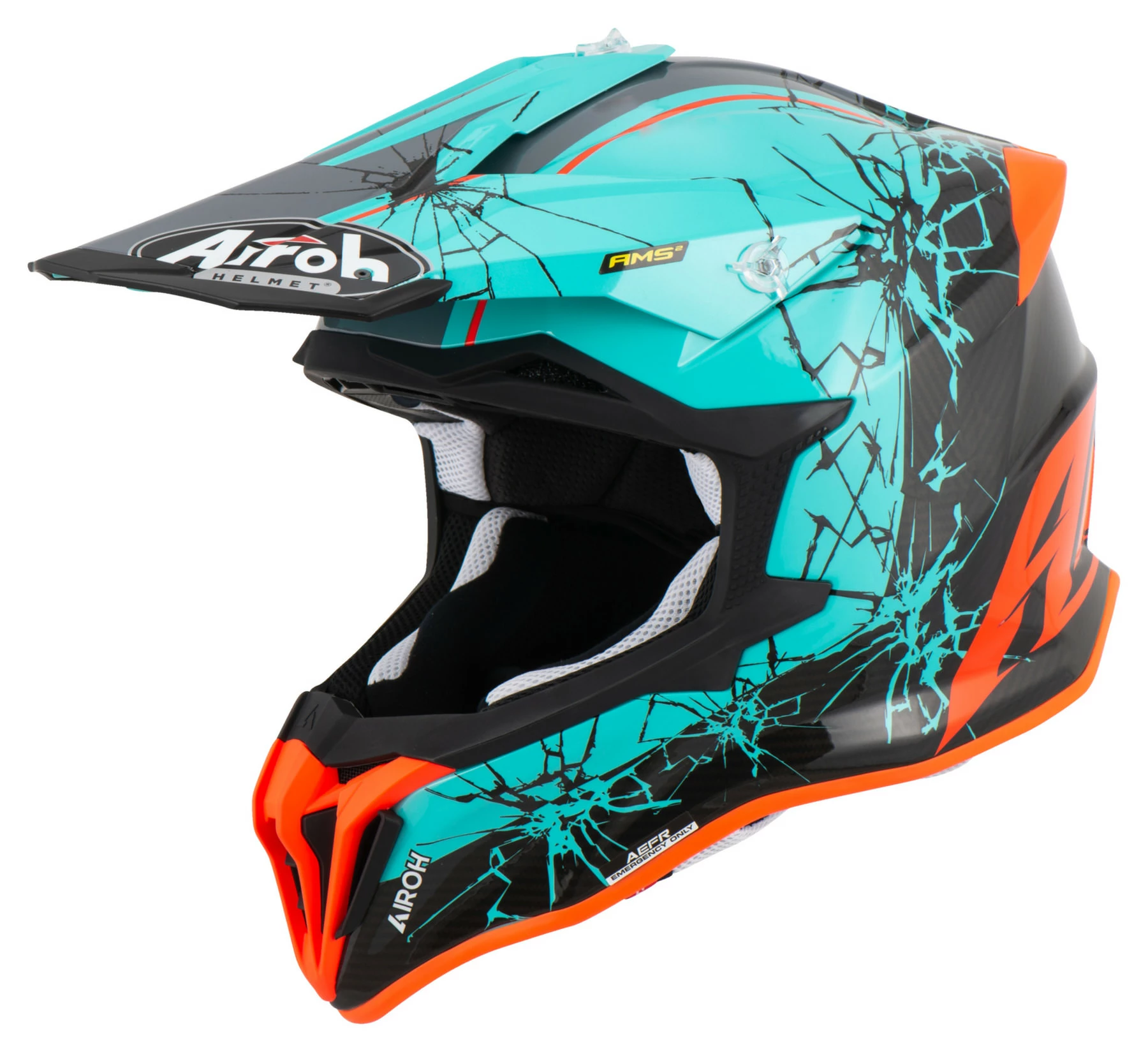 Airoh Strycker Crack Gloss 2 Airoh Strycker Crack Gloss - Image 2