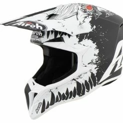 Airoh Wraap Beast -Full-Face Helmets shop 4b.ea .4e.D6airohWraapBeastmattschwarzweiss217843