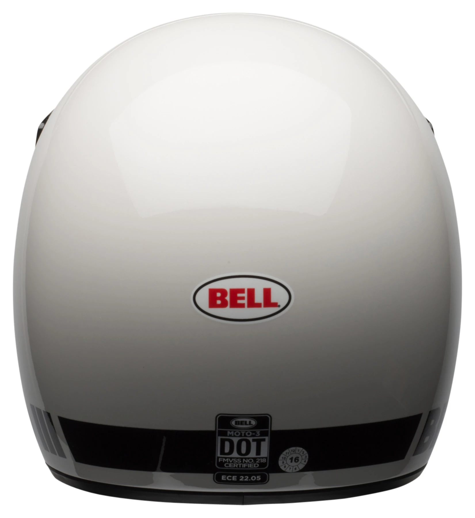 Bell Moto-3 Classic White 3 Bell Moto-3 Classic White - Image 3