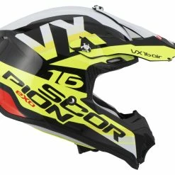 Scorpion VX-16 Air X-Turn 10 Scorpion VX-16 Air X-Turn -Full-Face Helmets shop 59.85.b0.D1ScorpionVX16AirXTurnschwarzneonweiss217097