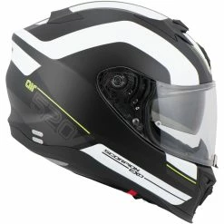 Scorpion Exo-520 Air Le Mans 10 Scorpion Exo-520 Air Le Mans -Full-Face Helmets shop 60.f9.71.D1ScorpionExo520AirLemansschwarzsilberweiss217179