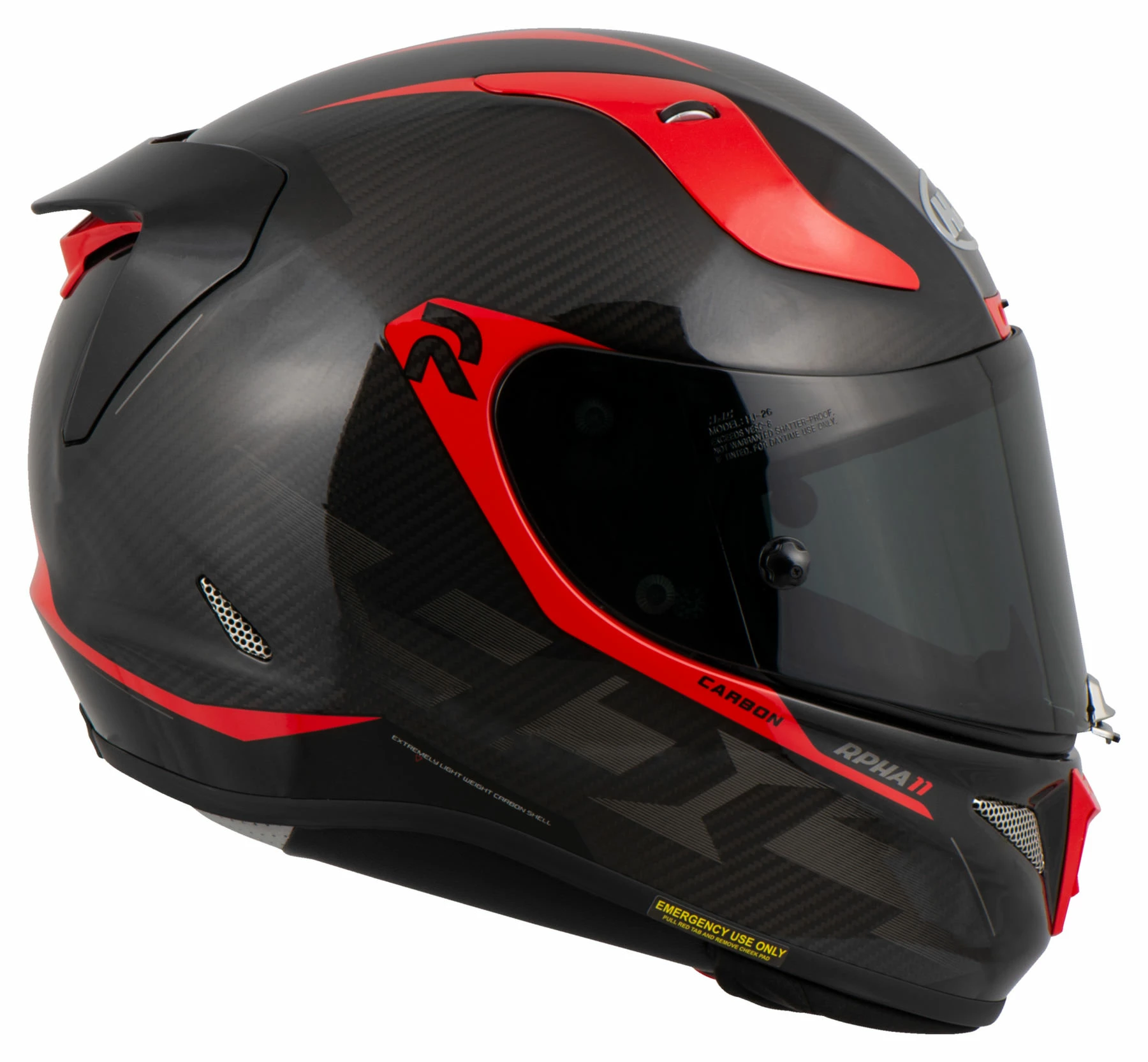 HJC RPHA 11 Carbon Bleer MC1 4 HJC RPHA 11 Carbon Bleer MC1 - Image 4