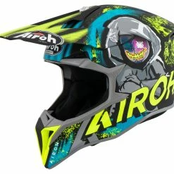 Airoh Wraap Alien Yellow Matt 10 Airoh Wraap Alien Yellow Matt -Full-Face Helmets shop 70.29.43.ARG217852AirohWraapAlienD6