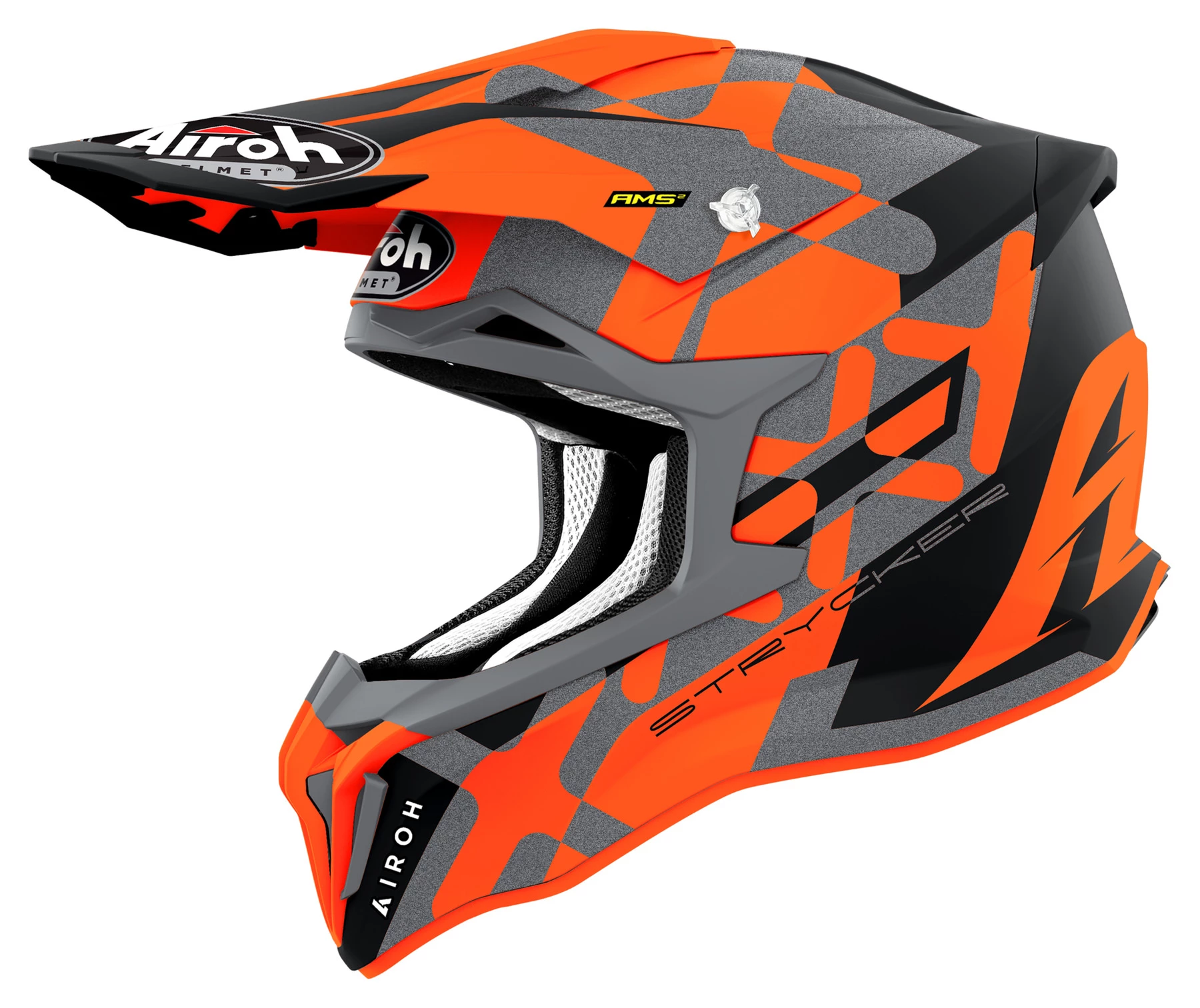 Airoh Strycker XXX Matt Orange 1 Airoh Strycker XXX Matt Orange