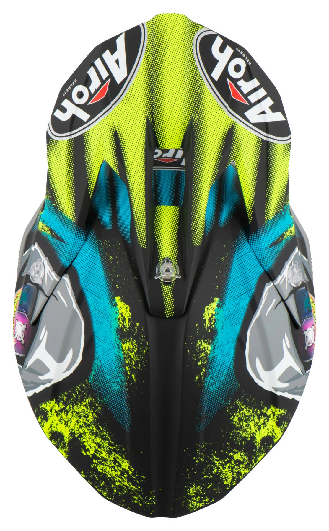 Airoh Wraap Alien Yellow Matt 2 Airoh Wraap Alien Yellow Matt - Image 2