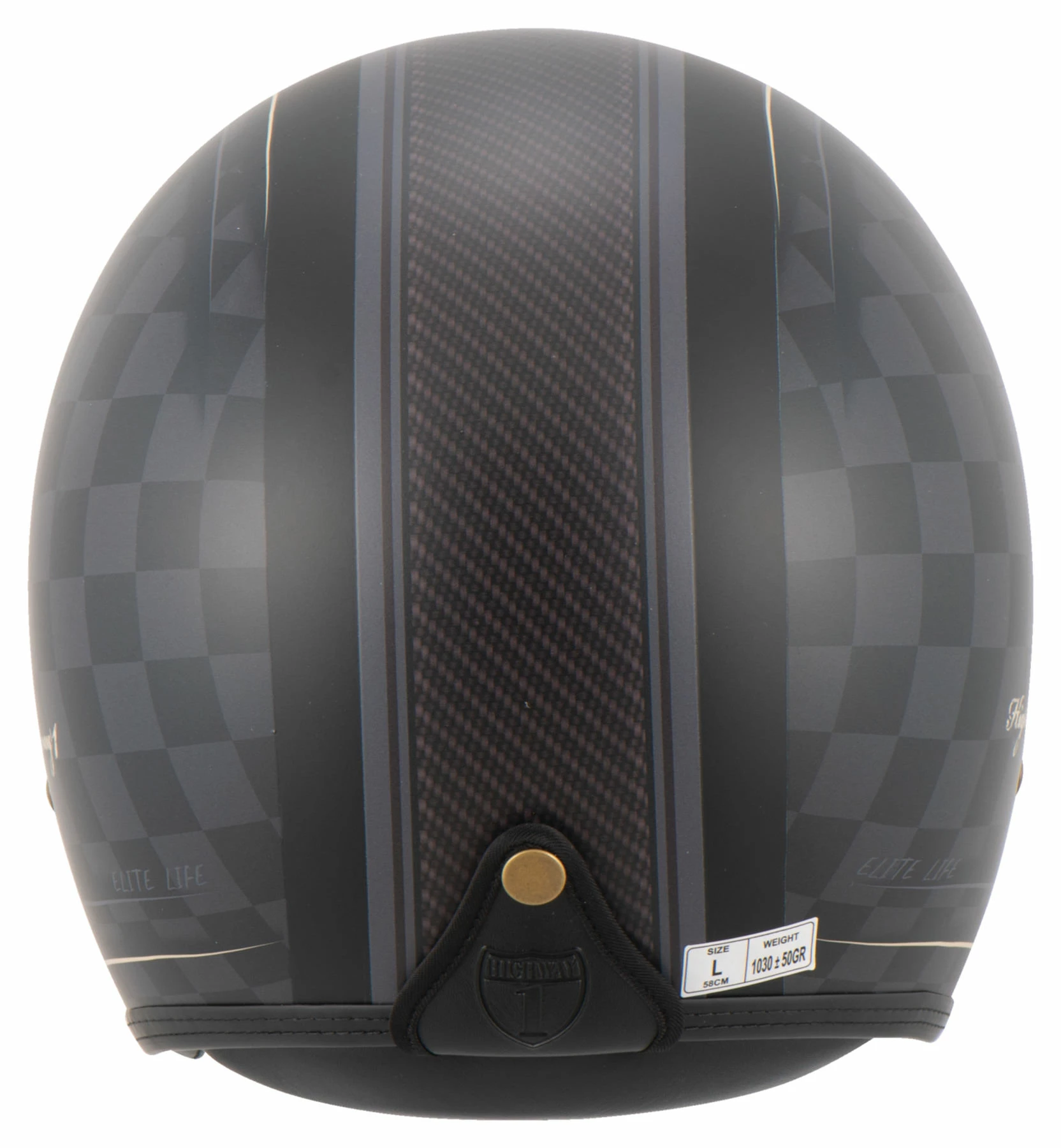 Highway 1 Retro 68 II Jet Helmet 7 Highway 1 Retro 68 II Jet Helmet - Image 7