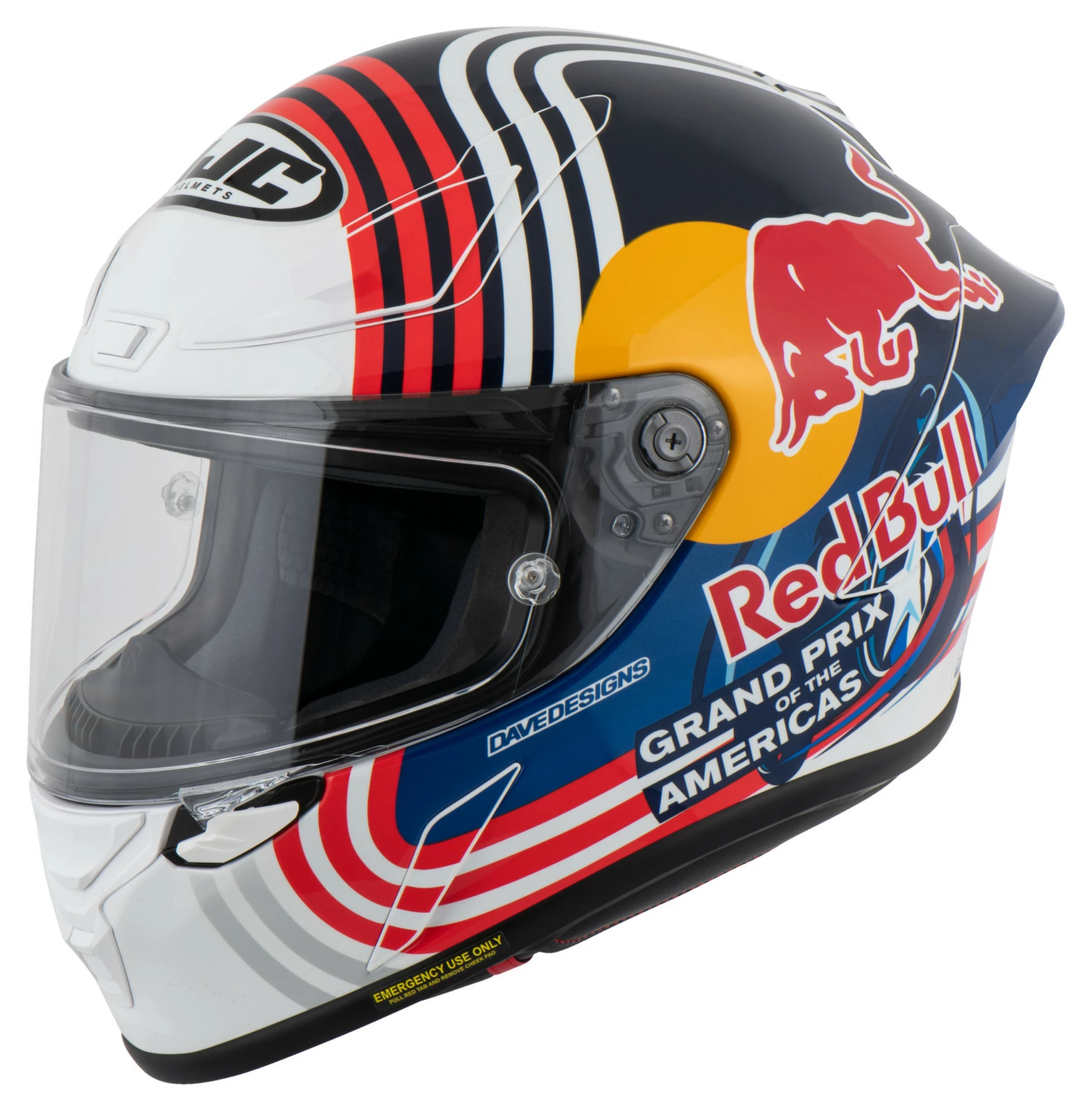 HJC RPHA 1 Red Bull Austin GP 11 HJC RPHA 1 Red Bull Austin GP - Image 11