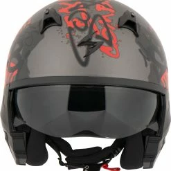 Scorpion Covert-X Wall Jet Helmet 21 Scorpion Covert-X Wall Jet Helmet -Full-Face Helmets shop 9c.82.bb .D2ScorpionCovertXSilberRot21691641020