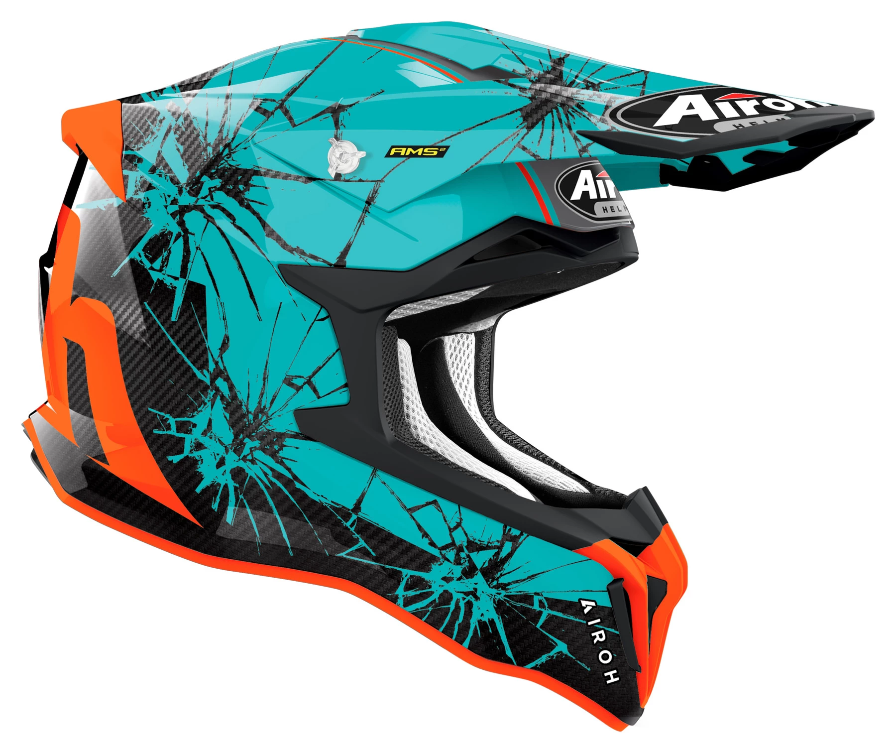 Airoh Strycker Crack Gloss 7 Airoh Strycker Crack Gloss - Image 7