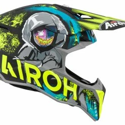 Airoh Wraap Alien Yellow Matt 15 Airoh Wraap Alien Yellow Matt -Full-Face Helmets shop c8.17.3f.ARG217852AirohWraapAlienD1