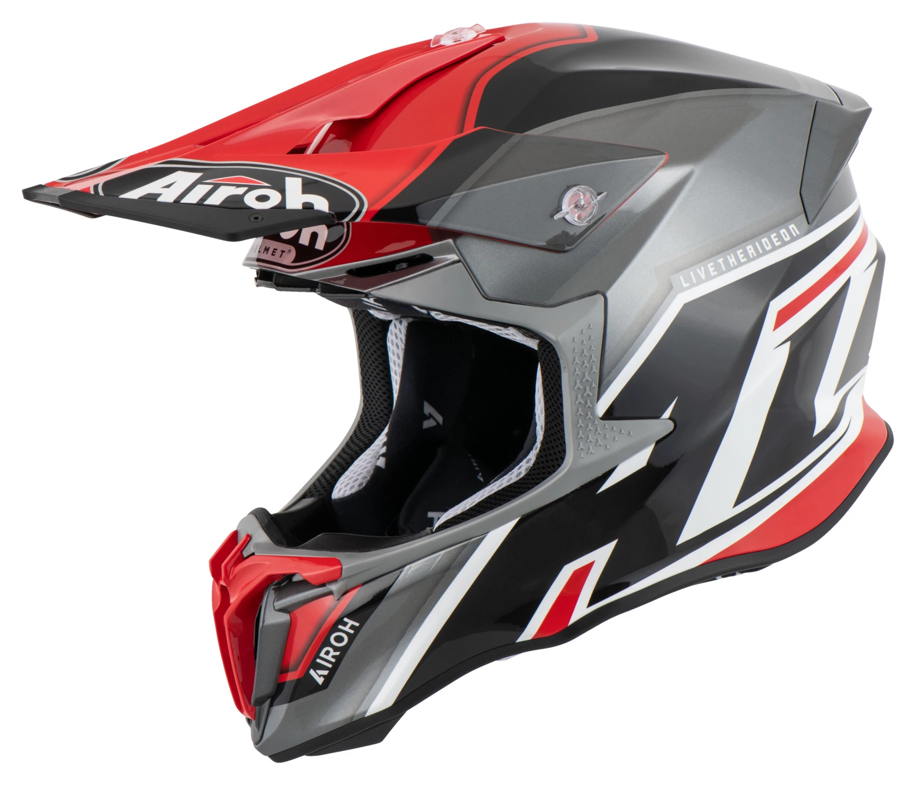 Airoh Twist 2.0 Shaken Red Glossy 4 Airoh Twist 2.0 Shaken Red Glossy - Image 4