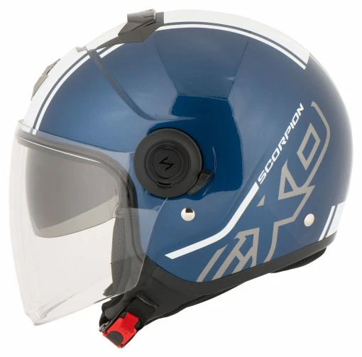 Scorpion Exo-City Jet Helmet -Full-Face Helmets shop d5.c7.61.H1ScorpionEXOCityBlauWeiss20424441020