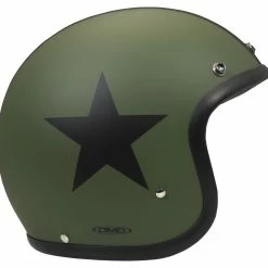DMD Vintage Star Green -Full-Face Helmets shop d8.01.fe .D1DMDVintageStaroliveschwarz215806