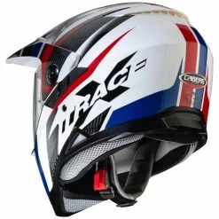 Caberg XTrace Savana 5 Caberg XTrace Savana -Full-Face Helmets shop e0.15.e5.ARG505821CabergXtraceSavanaWhiteBlackBlueRedrearD3