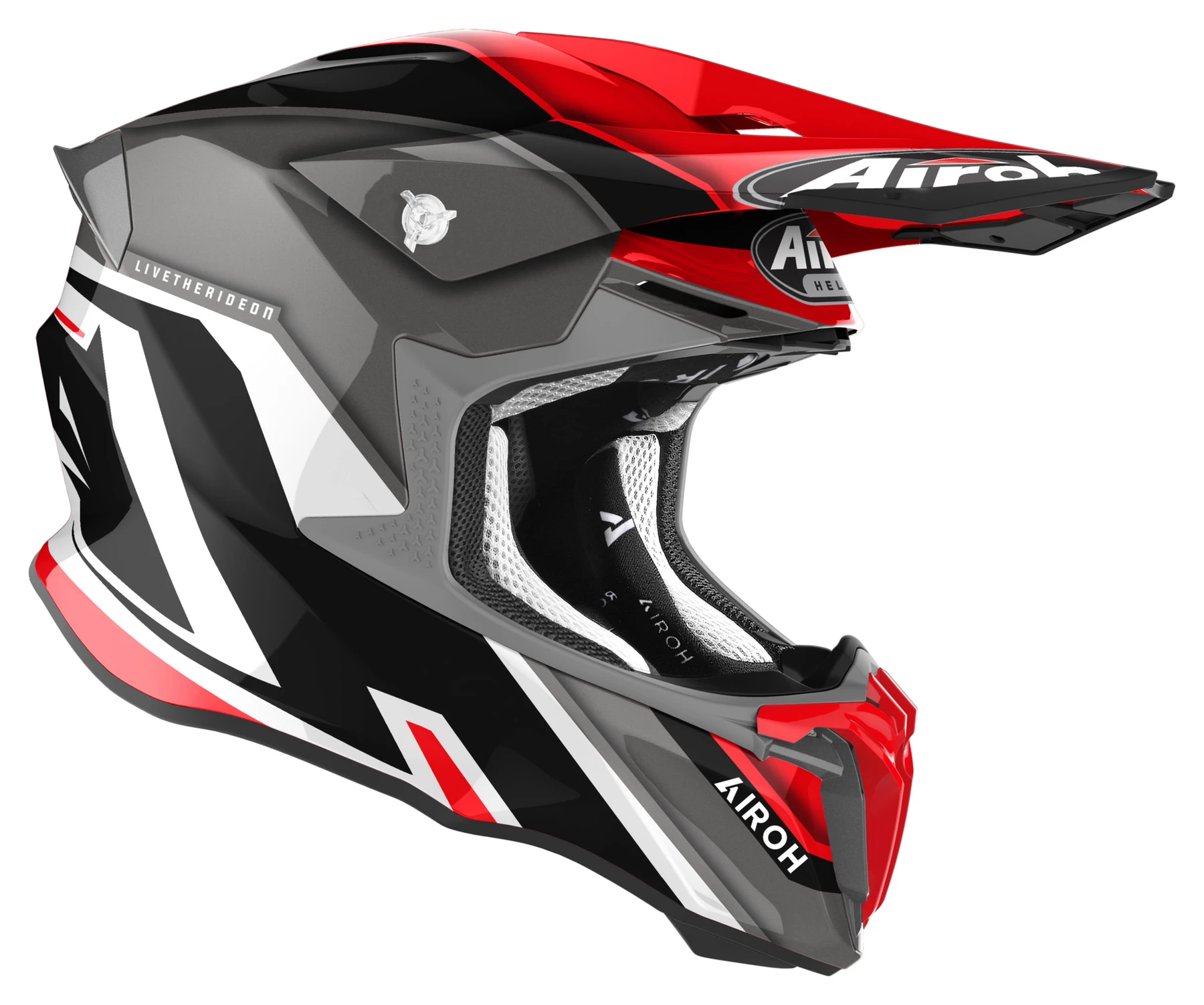 Airoh Twist 2.0 Shaken Red Glossy 8 Airoh Twist 2.0 Shaken Red Glossy - Image 8