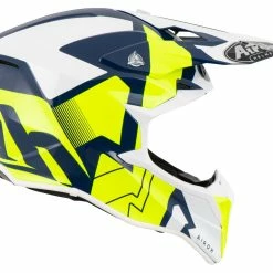 Airoh Wraap Raze Blue Gloss 11 Airoh Wraap Raze Blue Gloss -Full-Face Helmets shop f3.25.91.ARG217849AirohWraapRazeD1
