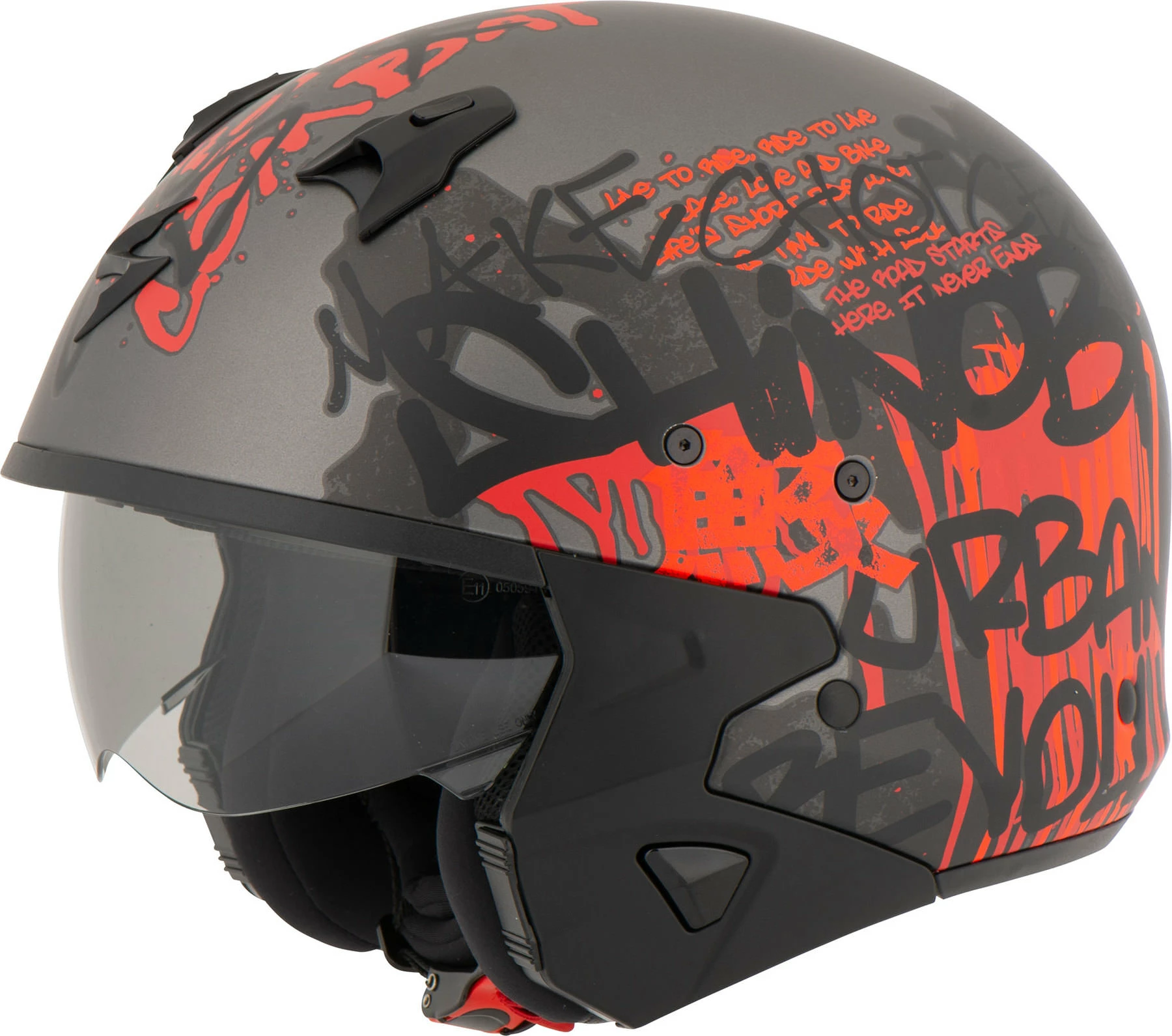 Scorpion Covert-X Wall Jet Helmet 5 Scorpion Covert-X Wall Jet Helmet - Image 5