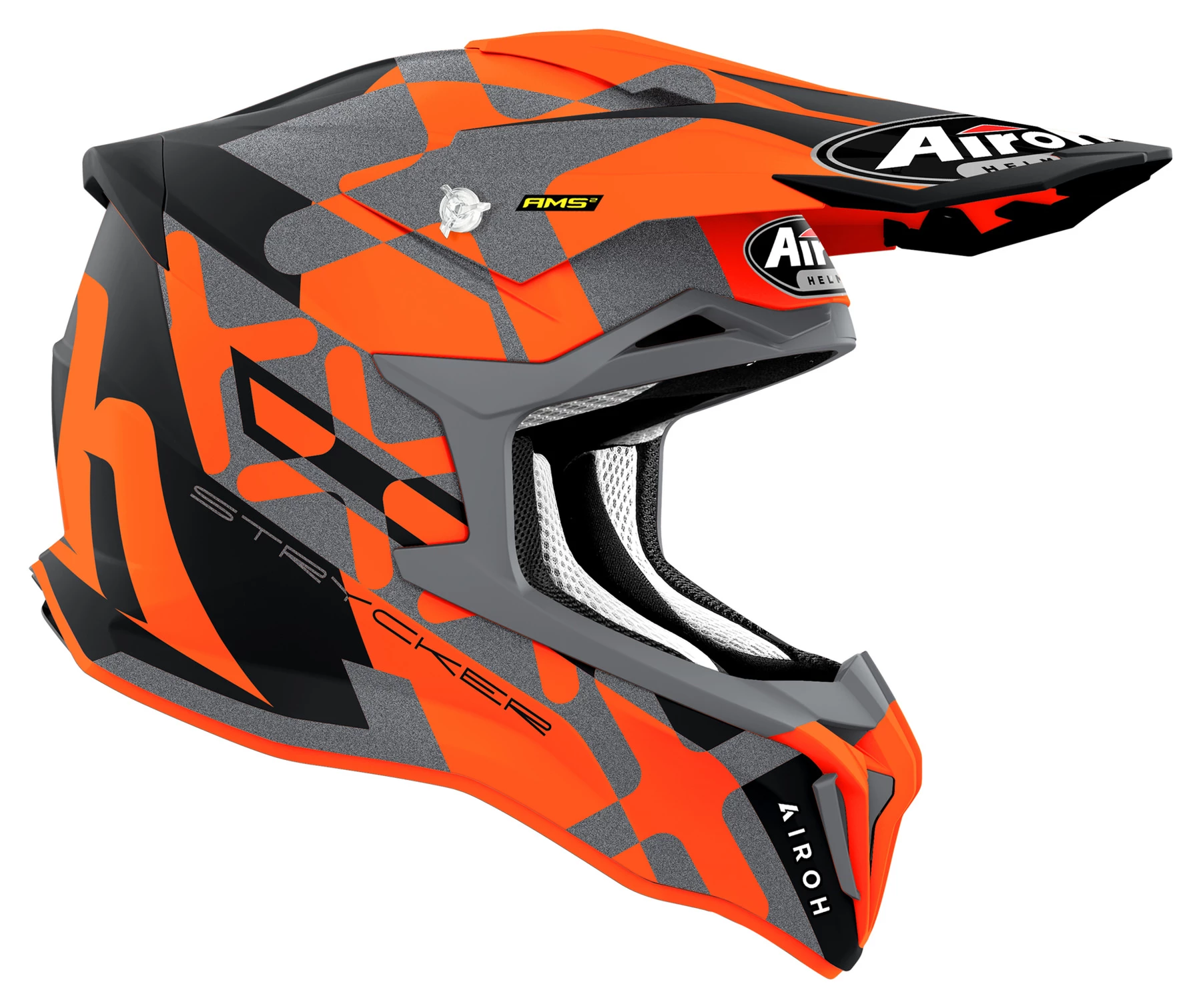 Airoh Strycker XXX Matt Orange 2 Airoh Strycker XXX Matt Orange - Image 2