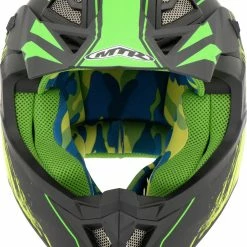 MTR X7B Motocross Helmet -Full-Face Helmets shop fc.38.22.D2MTRX7BCrosshelmmattschwarzgelbgruen21588941020